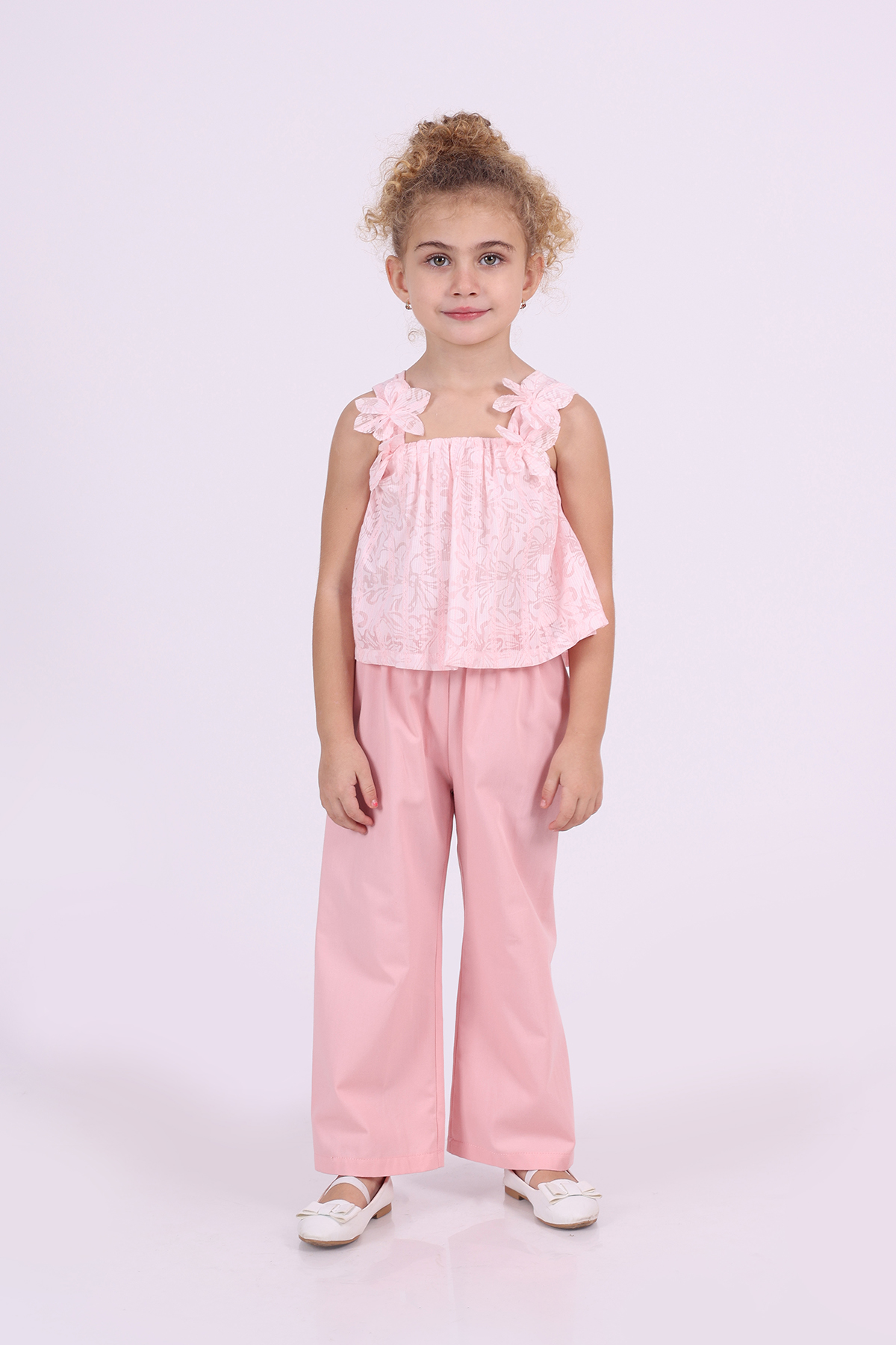 KESME PANTOLON TAKIM - Pembe