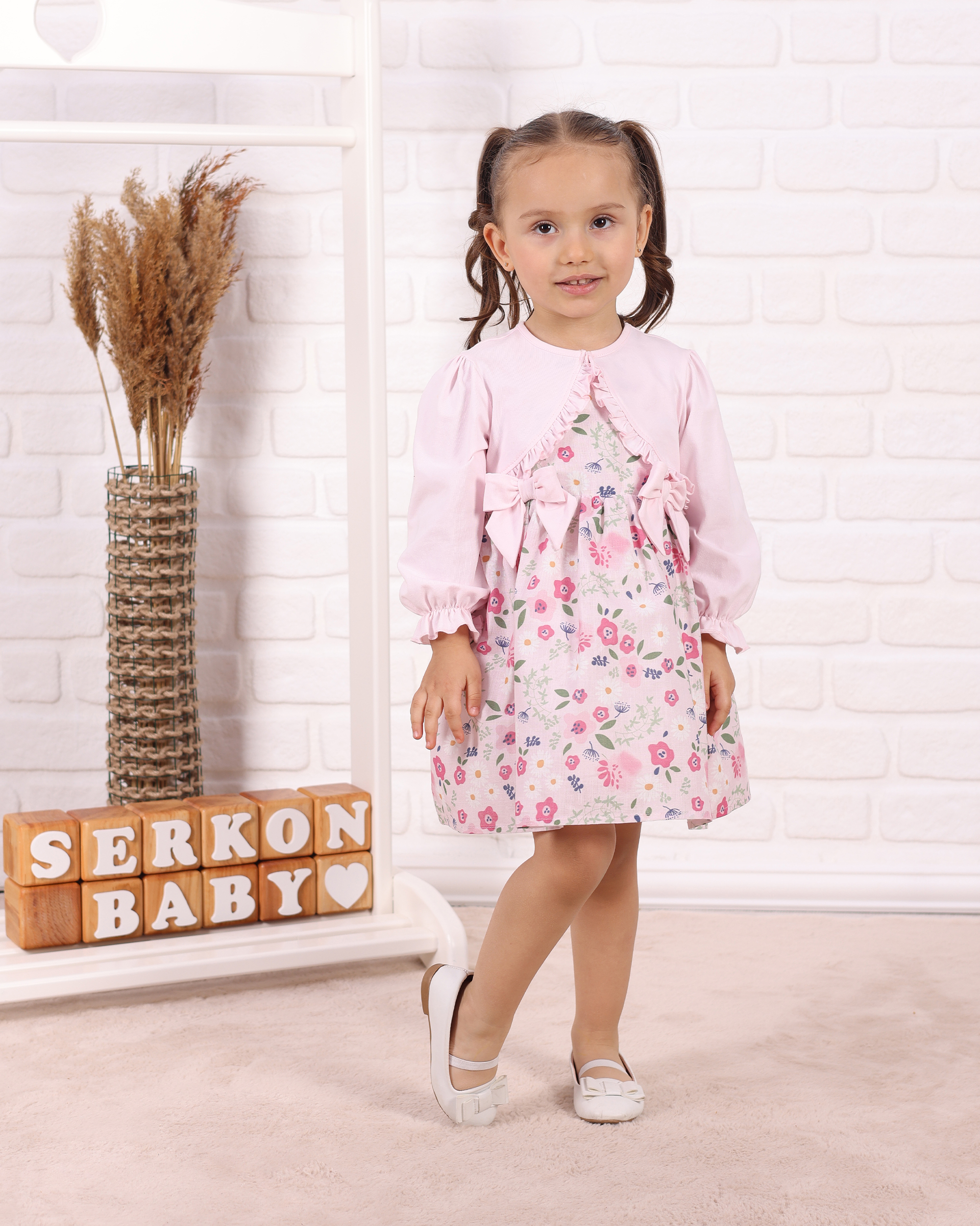 BOLERO DİJİTAL ELBİSE - Pembe